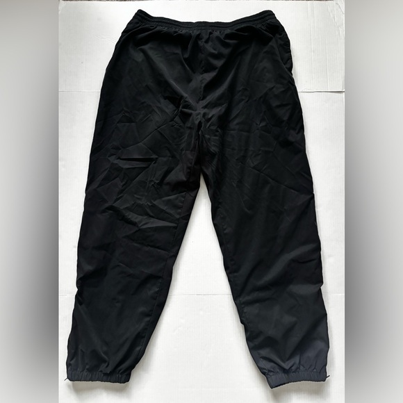 Penguin Sport‎ Pants Black Joggers Lined Ankle Zipper Track Active Wear Men’s XL - Picture 1 of 12